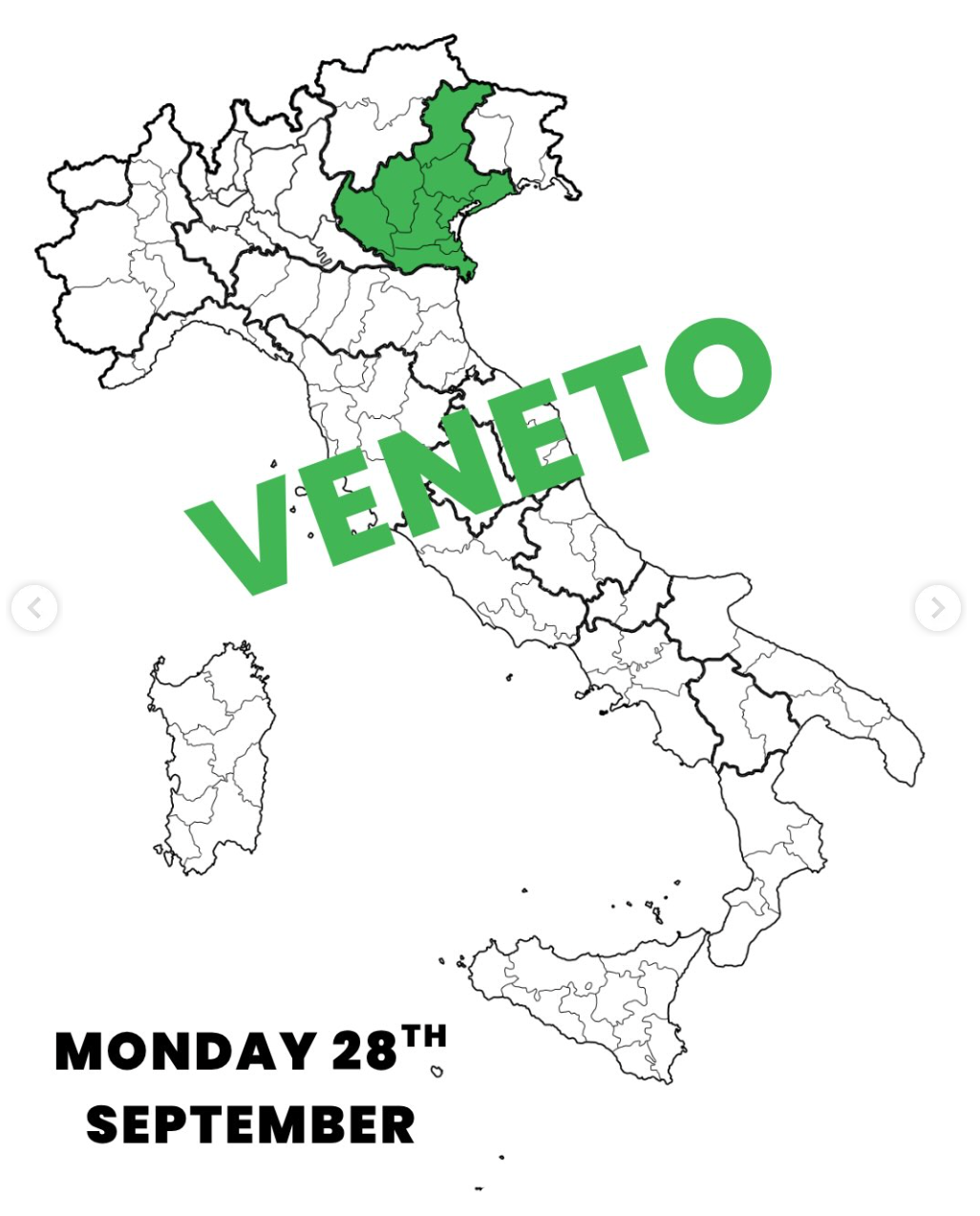 Lunedì Regionale: Veneto