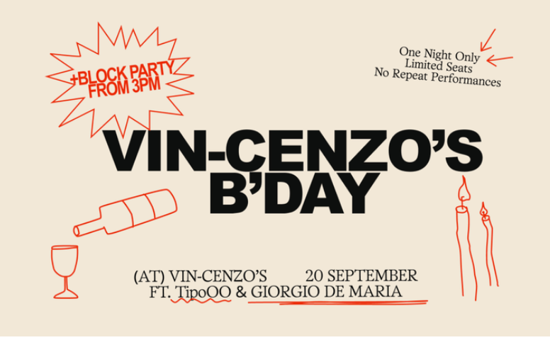 Vin-Cenzo's x Tipo 00